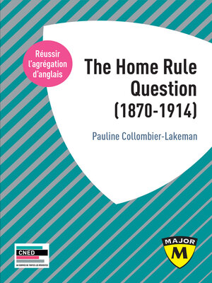 cover image of The Home Rule Question (1870-1914)